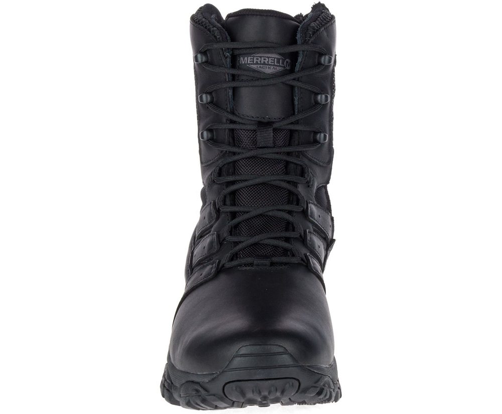 Botas Mujer - Merrell Moab 2 8\" Tactical Response Waterproof - Negras - UXYR-58207